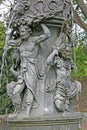 The Singing Fountain in Kralovska Zahrada the Royal Gardens park in Hradcany, Prague, Czech Republic Royalty Free Stock Photo