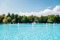 Singing Fountains at Garden of Tsar Simeon in Plovdiv, Bulgaria Royalty Free Stock Photo