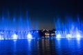 Singing fountains show in Abrau Dyurso Russia