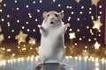 Singing Hamsters, Disco of 80s, Concert of 90s, Karaoke with Rodents, Abstract Generative AI Illustration