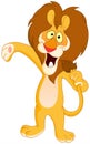 Singing lion Royalty Free Stock Photo