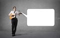 Singing man Royalty Free Stock Photo