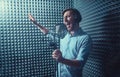 Singing man Royalty Free Stock Photo