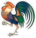 Singing Rooster Royalty Free Stock Photo