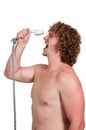 Singing in The Shower Royalty Free Stock Photo