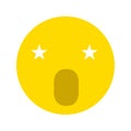 Singing smiley icon