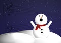 Singing snowman