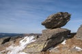 The singing stone,lotru mountains,romania