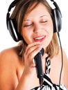 Singing Royalty Free Stock Photo