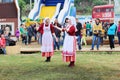 Singing women at festival White nights