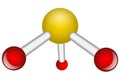 Single Ammonia NH3 molecule Royalty Free Stock Photo