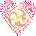 Heart. Heart White Background Illustration.