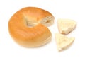 Single bagel Royalty Free Stock Photo