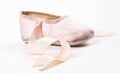 Single balerina shoe Royalty Free Stock Photo