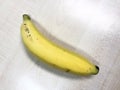 Single Banana ready to eat