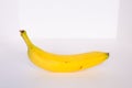 Single Banana From the Side Royalty Free Stock Photo