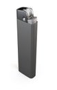 Single black lighter on a white background. 3d renderin Royalty Free Stock Photo