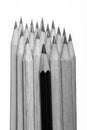 Single black pencil
