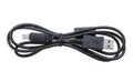Single black USB-cable Royalty Free Stock Photo