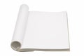 Single blank open book Royalty Free Stock Photo
