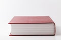 Single book on a white background Royalty Free Stock Photo