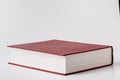 Single book on a white background Royalty Free Stock Photo