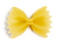 Single bow tie pasta Royalty Free Stock Photo