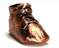 Single Bronze Baby Shoe