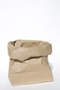 Single brown paper bag