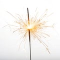 Single Burning Sparkle Royalty Free Stock Photo