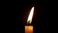 Single Candle Flame (Sharp Detail Macro HD)