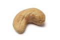 Single cashew nut Royalty Free Stock Photo