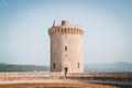 Single castle tower Royalty Free Stock Photo
