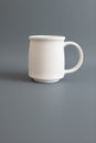 A single ceramic curved mug mockup design generated by ai