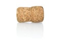 Single champagne cork Royalty Free Stock Photo