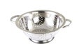 Single chrome strainer Royalty Free Stock Photo