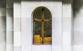 Single church window Royalty Free Stock Photo