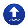 Single Circle upload button Royalty Free Stock Photo