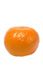 Single clementine Royalty Free Stock Photo