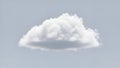 Single Cloud, White Cloudscape, Isolated Cloud, Sky Background Royalty Free Stock Photo