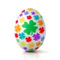 Single colorful painted easter egg Royalty Free Stock Photo