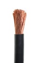 Single copper cable Royalty Free Stock Photo
