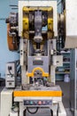 Single Crank Mechanical Punch Press Machine, Eccentric Press Royalty Free Stock Photo