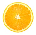 Single cross section of orange Royalty Free Stock Photo