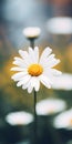 Minimalist Daisy Flower Mobile Wallpaper For Distinctive And Tcl 8-series