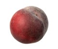 Single dark-red peach.