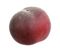 Single dark-red peach. Royalty Free Stock Photo