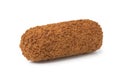 Single deep fried Dutch kroket Royalty Free Stock Photo