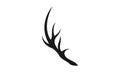 Single deer antler vector design