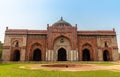 The single-domed Qila-i-Kuna Mosque, built by Sher Shah in 1541